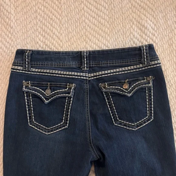 Vanilla Star Jeans Dark Blue Bootcut Jeans - Picture 5 of 5